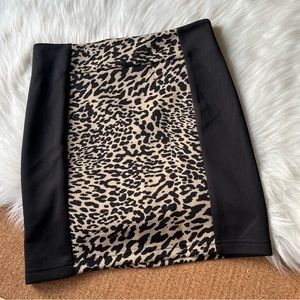 Dynamite | Animal Print Skirt